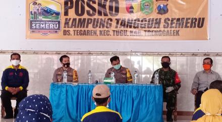 Polda Jatim Tinjau Kesiapan Kampung Tangguh di Desa Tegaren