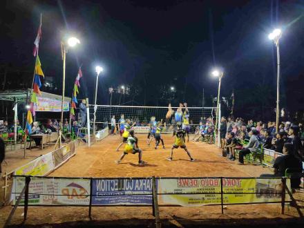 PEREBUTAN JUARA TIGA TURNAMEN BOLA VOLI DESA WATUAGUNG KECAMATAN WATULIMO