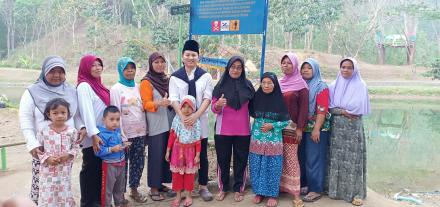 Banyu Lumut bersama Wabup